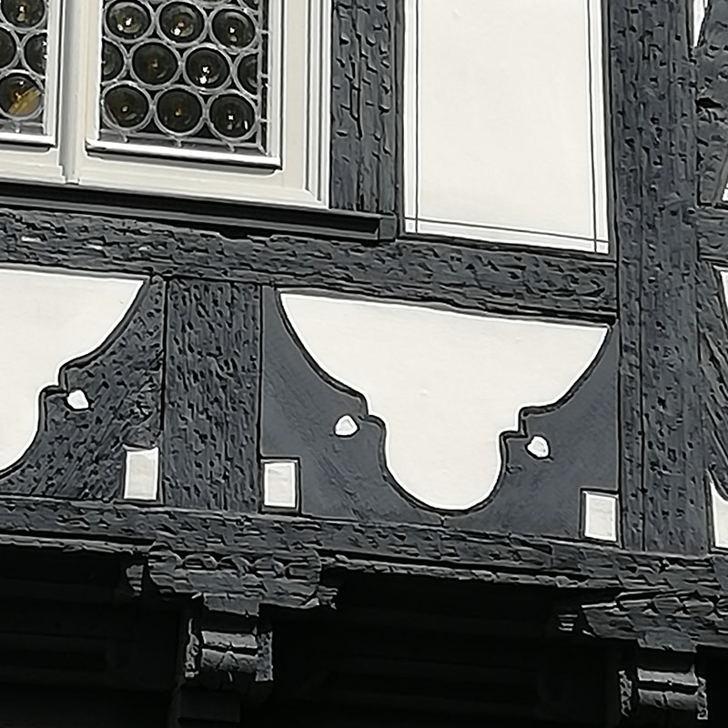 Fachwerkhaus-Detail